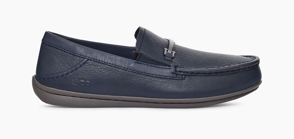 Ugg Moccasins Canada - Ugg Men's Cali Heritage Horse Bit Navy